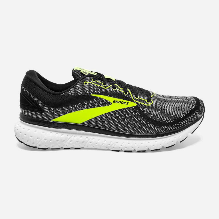 Brooks Glycerin 18 Mens Road Running Shoes - Grey/GreenYellow/Cherry Tomato/Samba/Black - Philippine